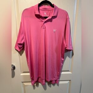 Pink Fairway&Greene Tech Polo- Large